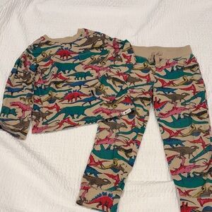 GAP Kids Dinosaur Print Pajama Set with Dinosaur Toys